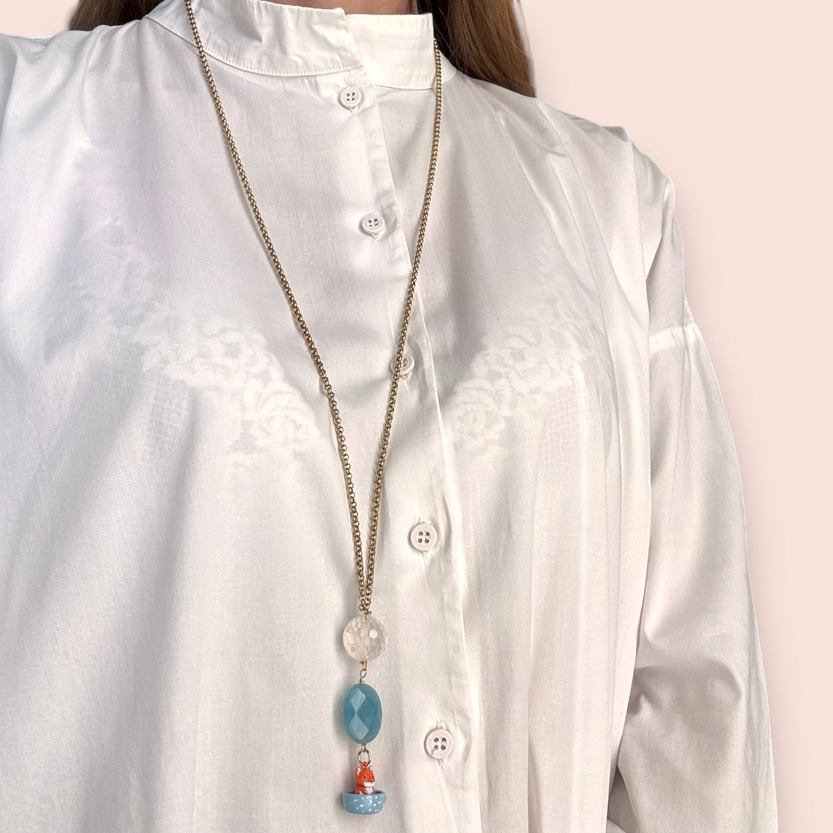 Collana Volpe azzurra