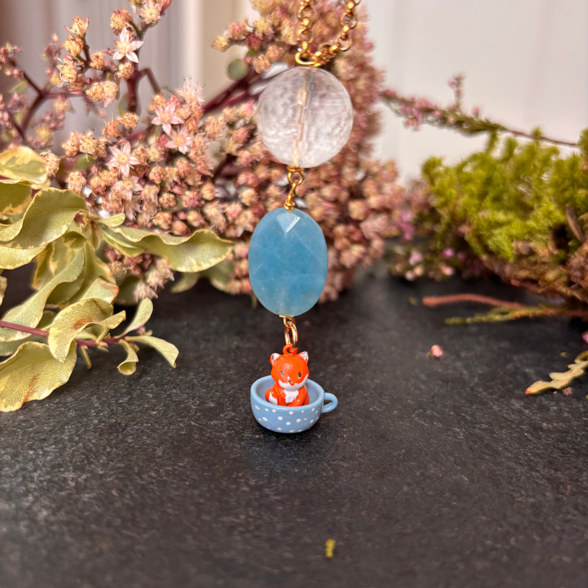Collana Volpe azzurra
