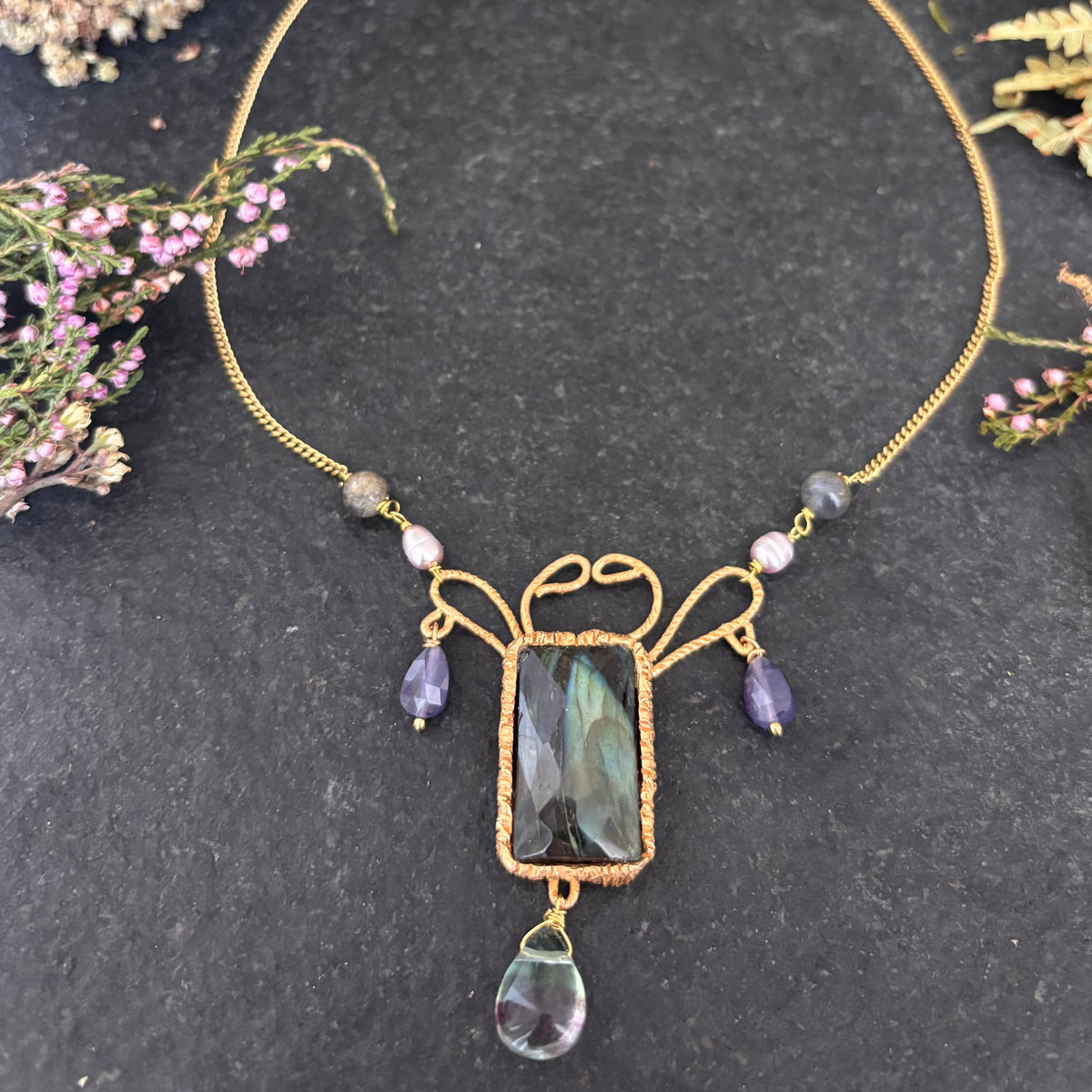 Collana Labradorite