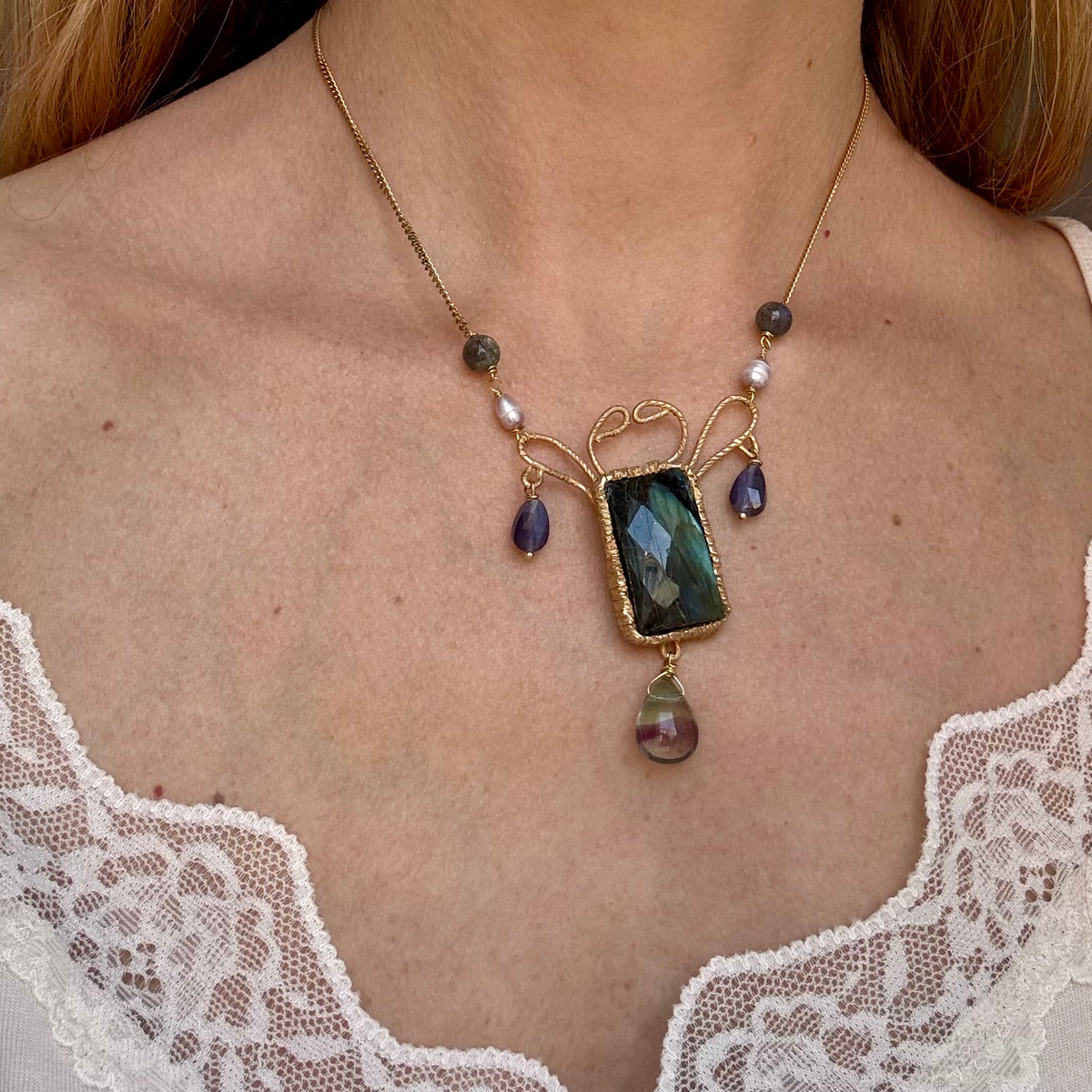 Collana Labradorite