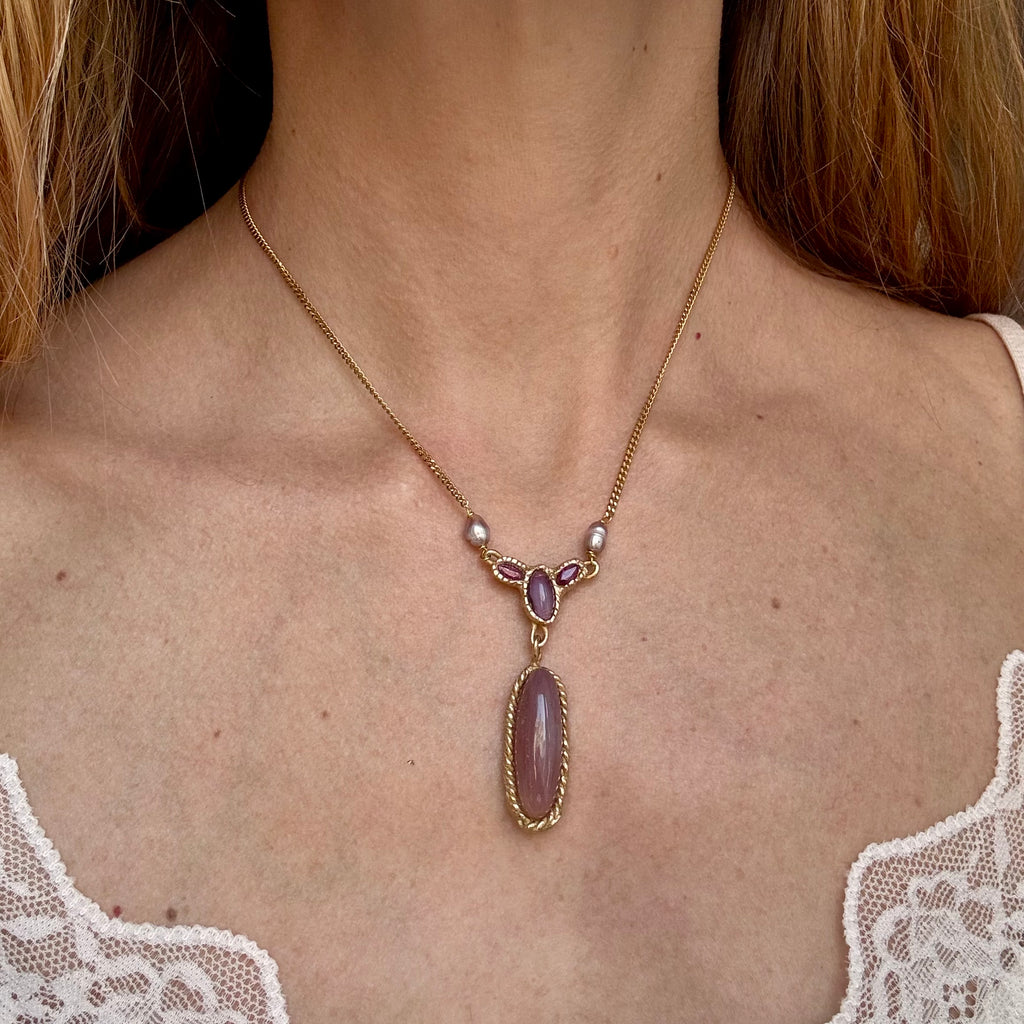 Collana Calcedoni