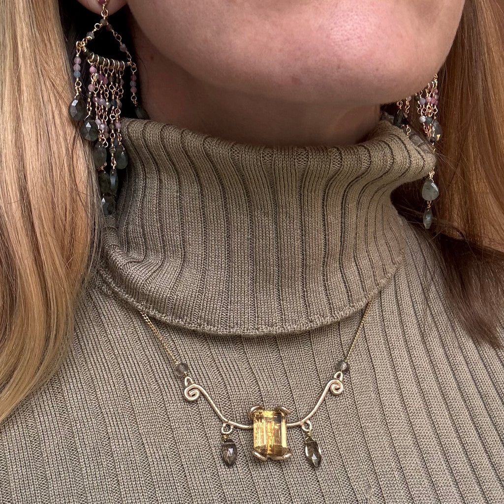 Collana Quarzo fumè