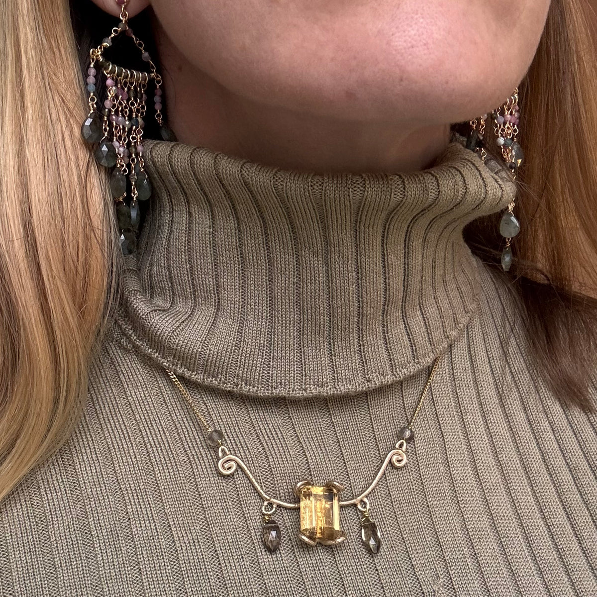 Collana Quarzo fumè
