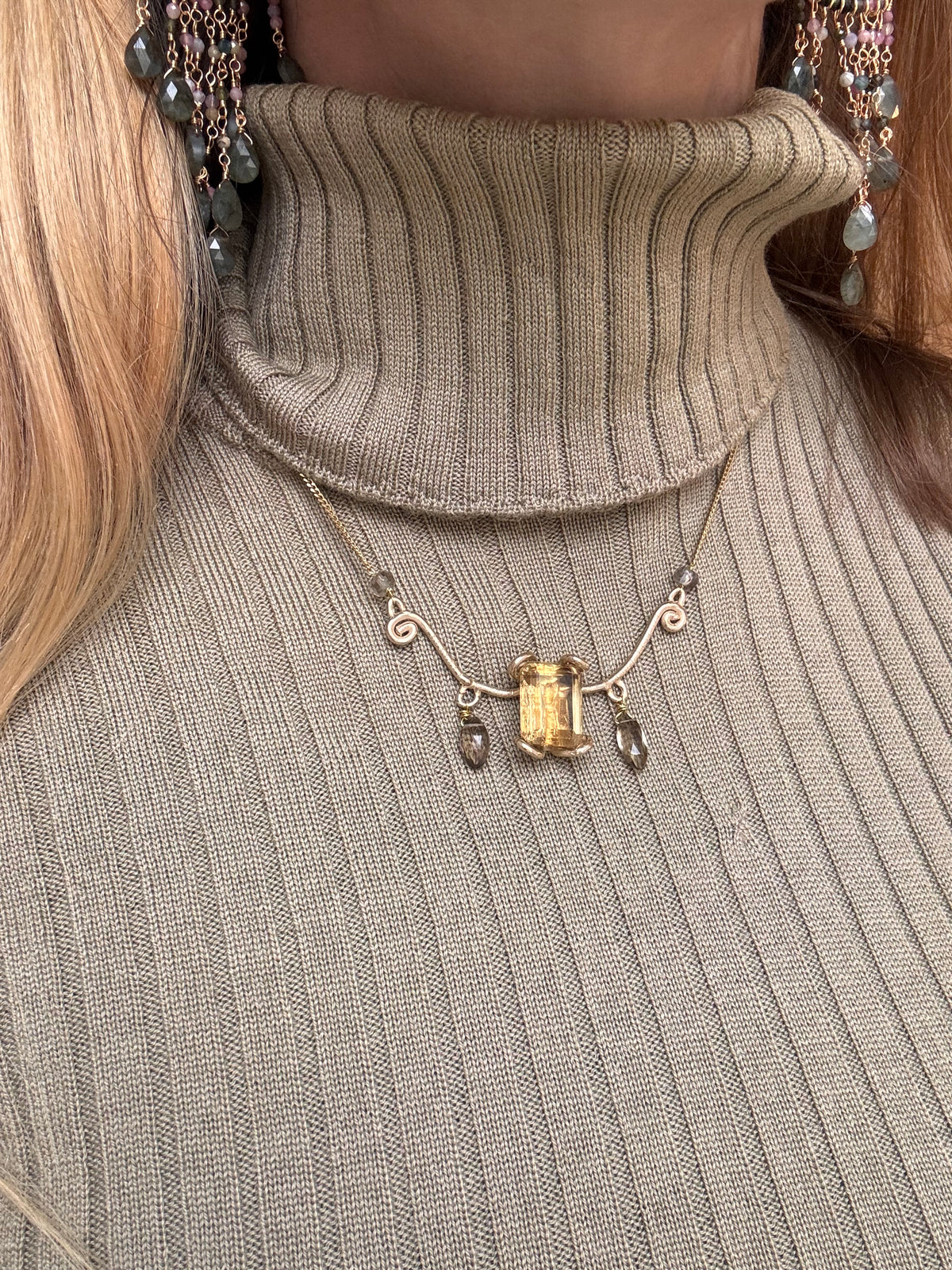 Collana Quarzo fumè