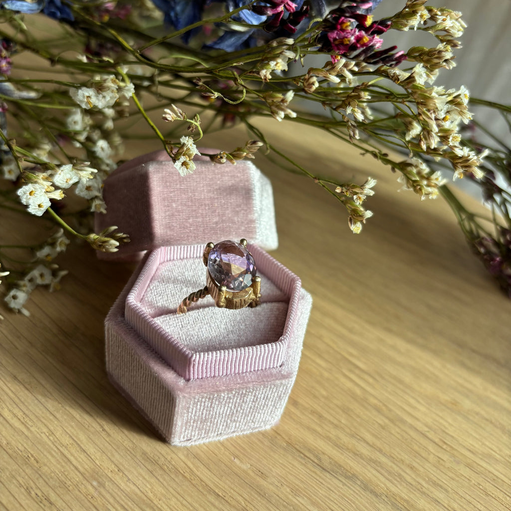 Anello Ametrino rettangolare