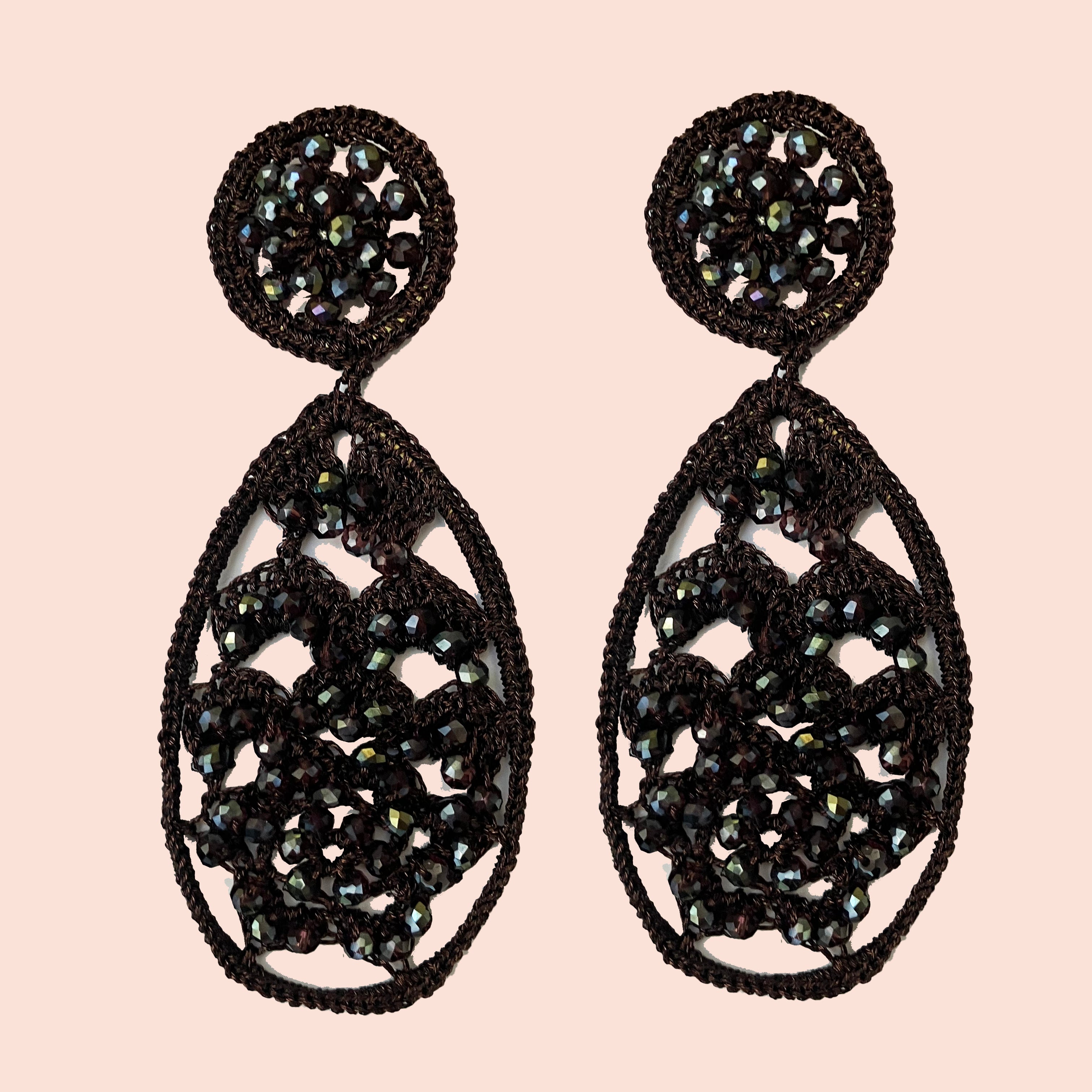 Orecchini pizzo double