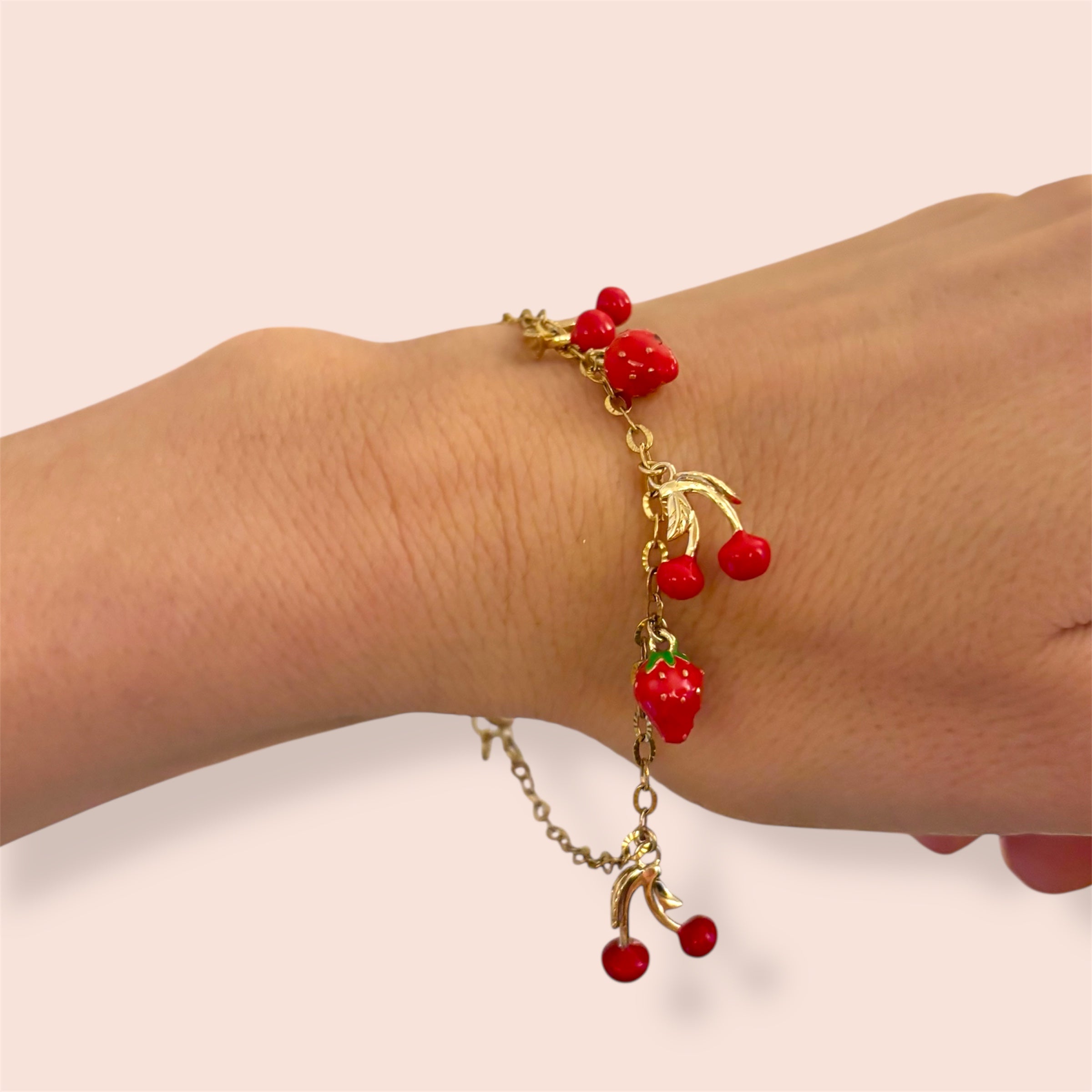 Bracciale Fragole e Ciliegie