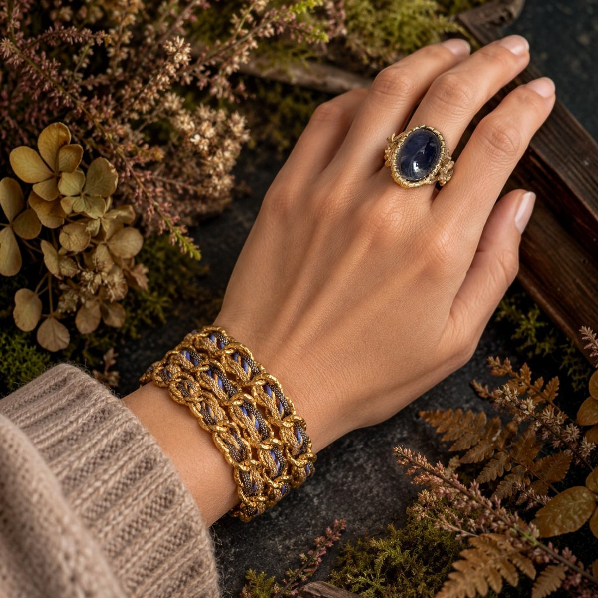 Anello Iolite