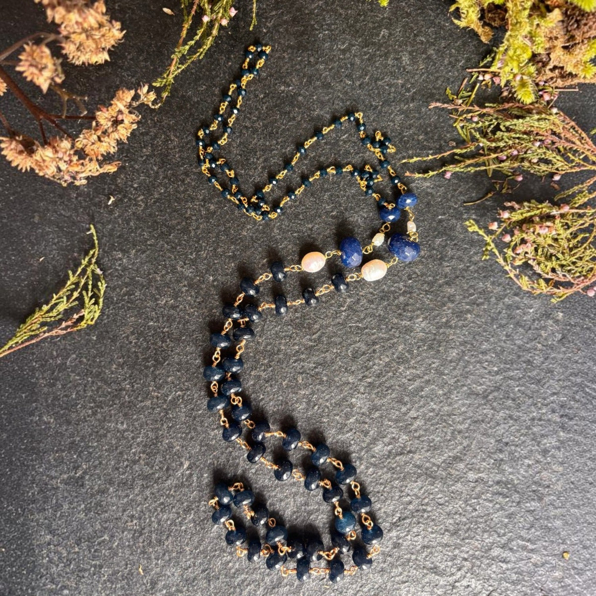 Collana Perle e colore
