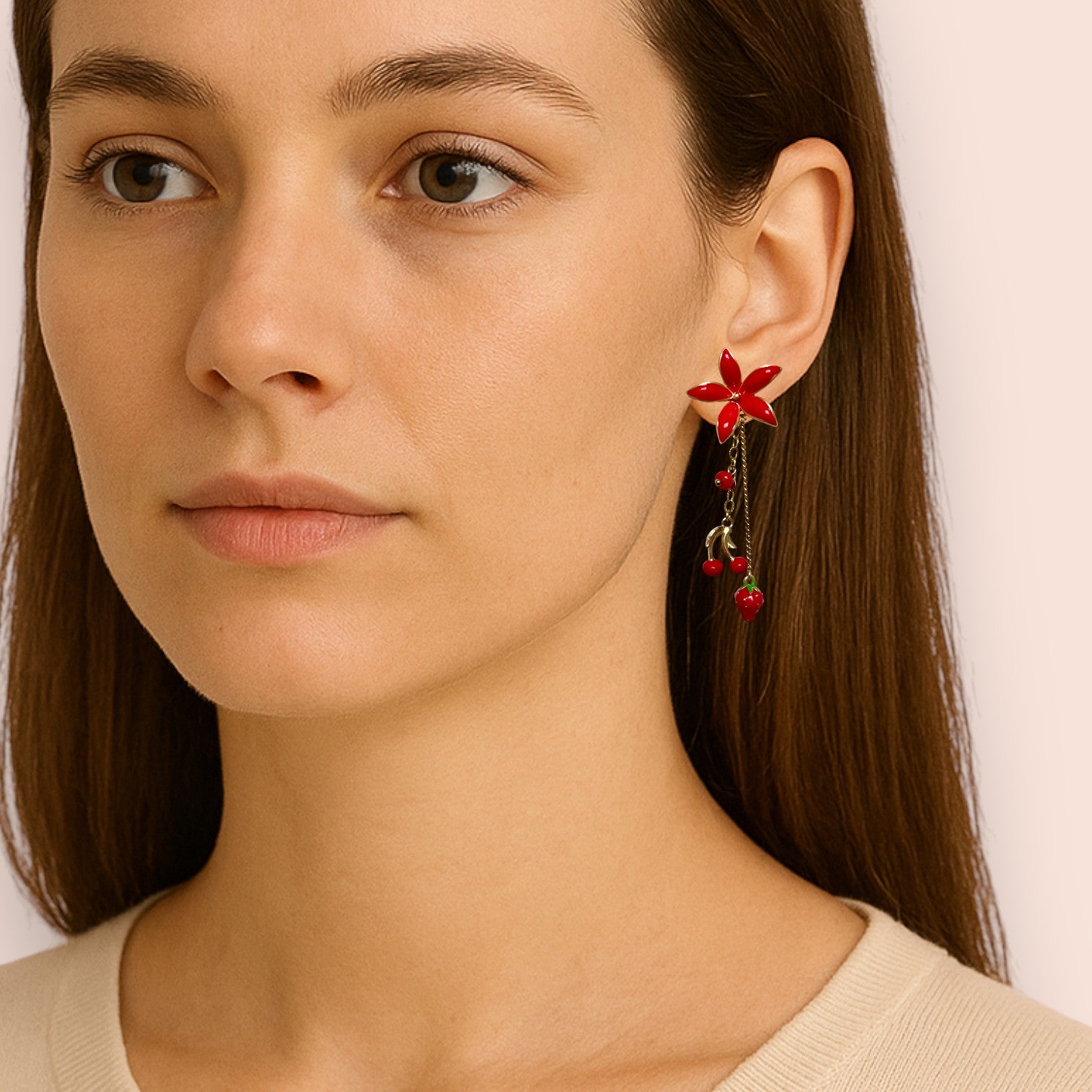 Orecchini Fragole e Ciliegie