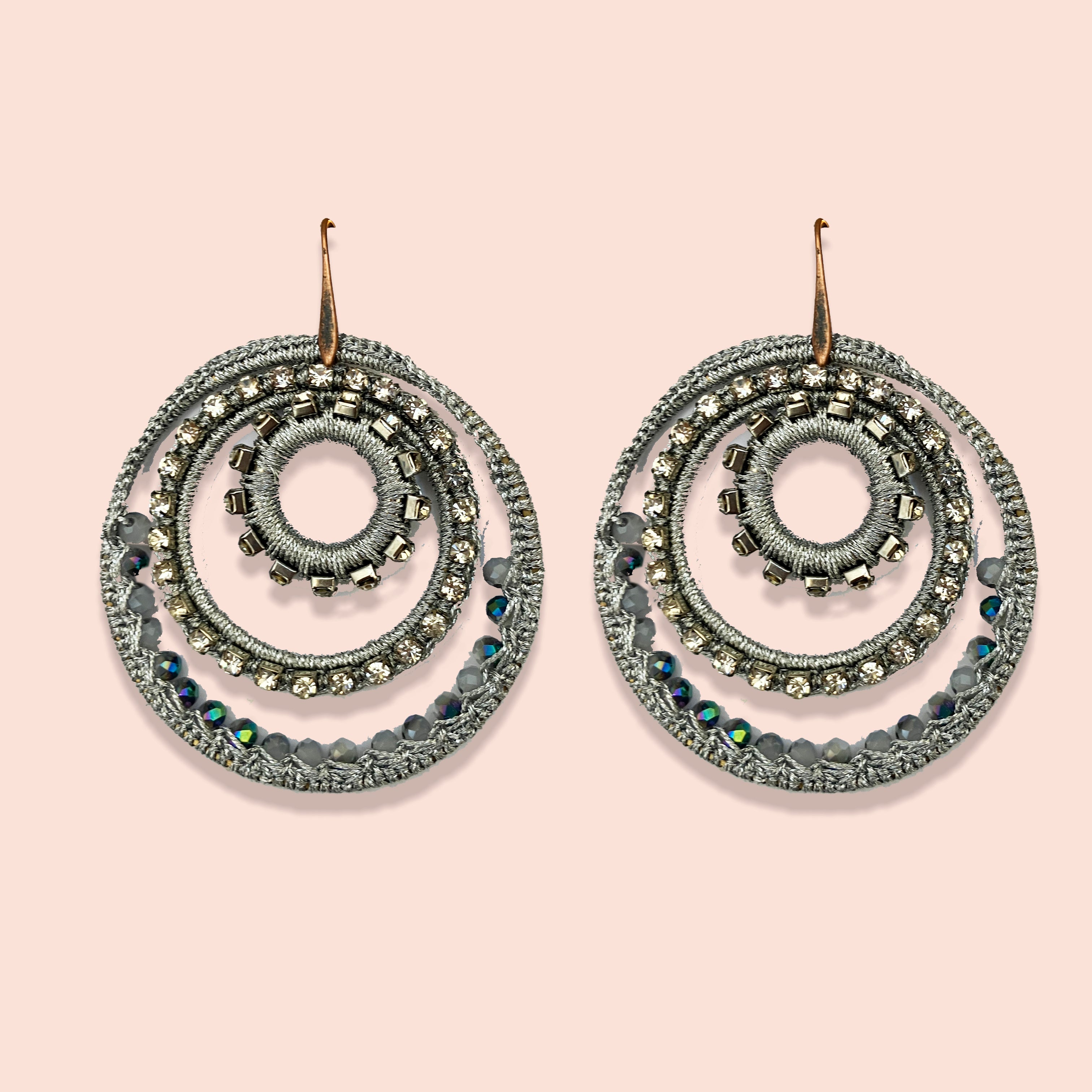 Orecchini pizzo tondi