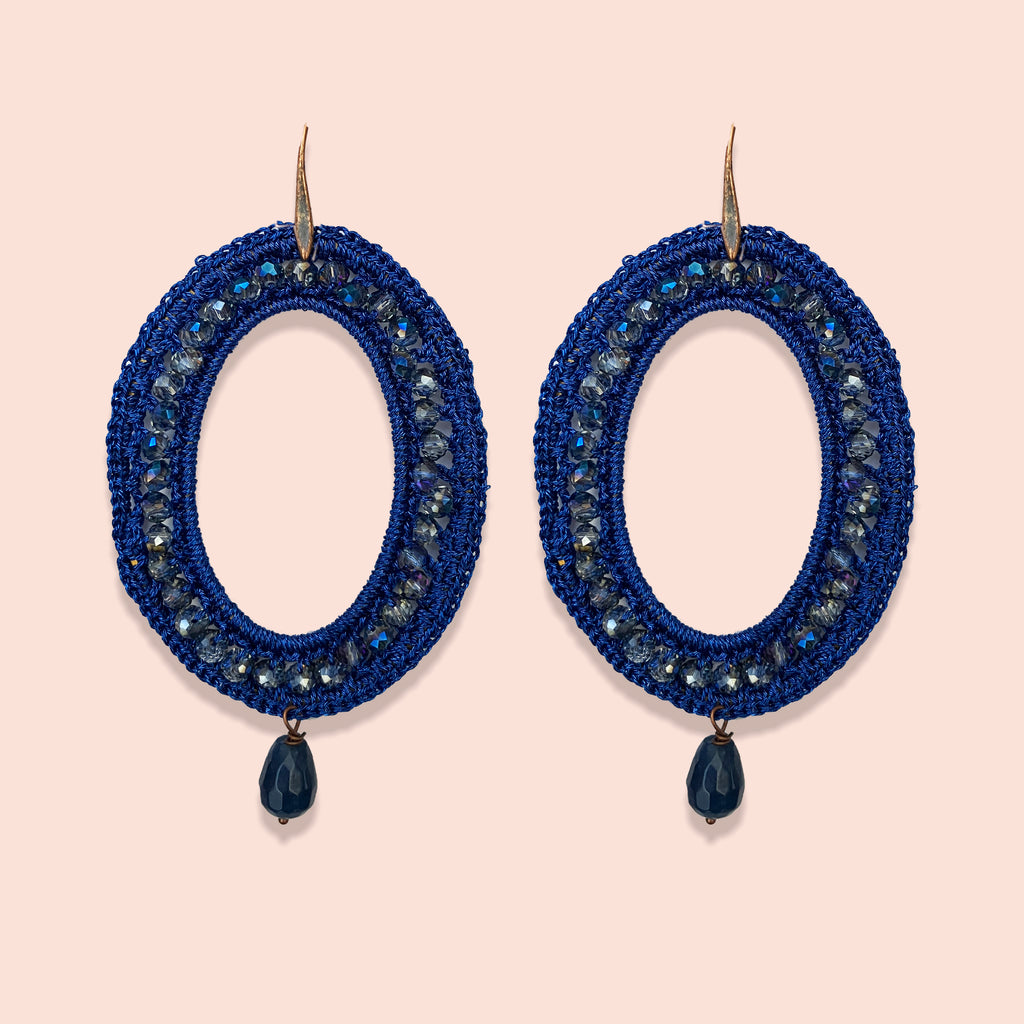 Orecchini pizzo tondi