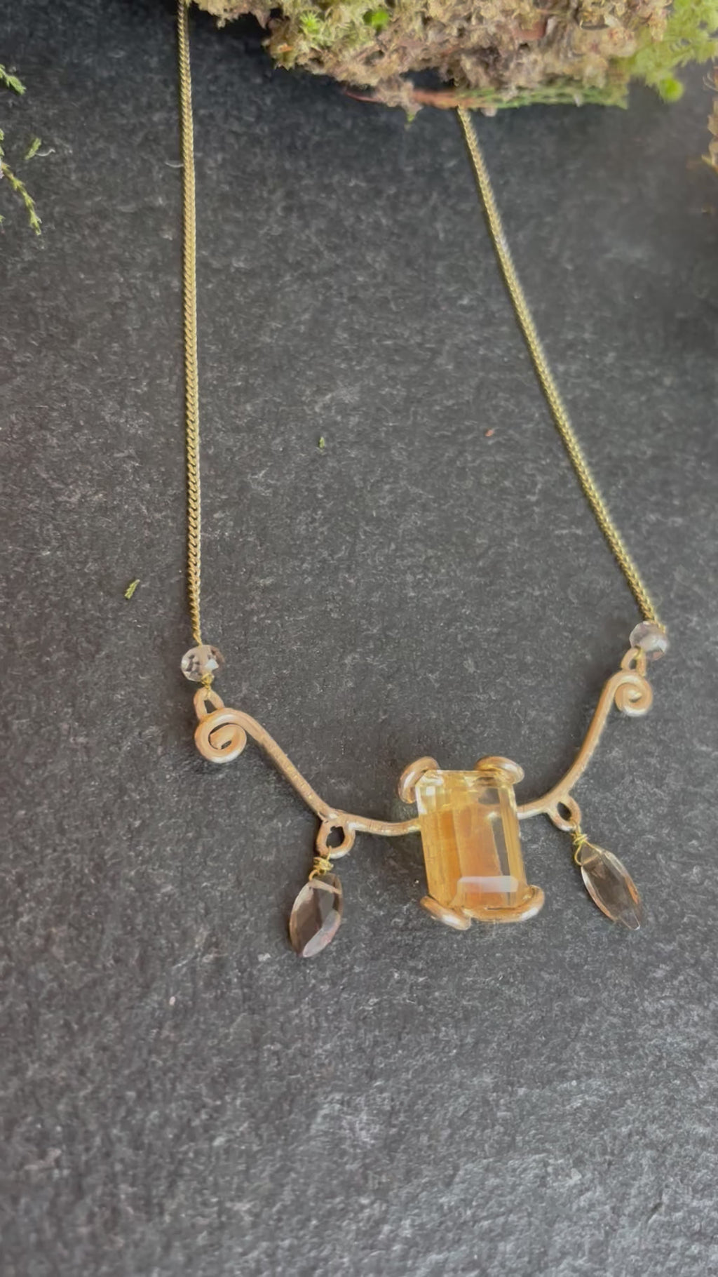 Collana Quarzo fumè