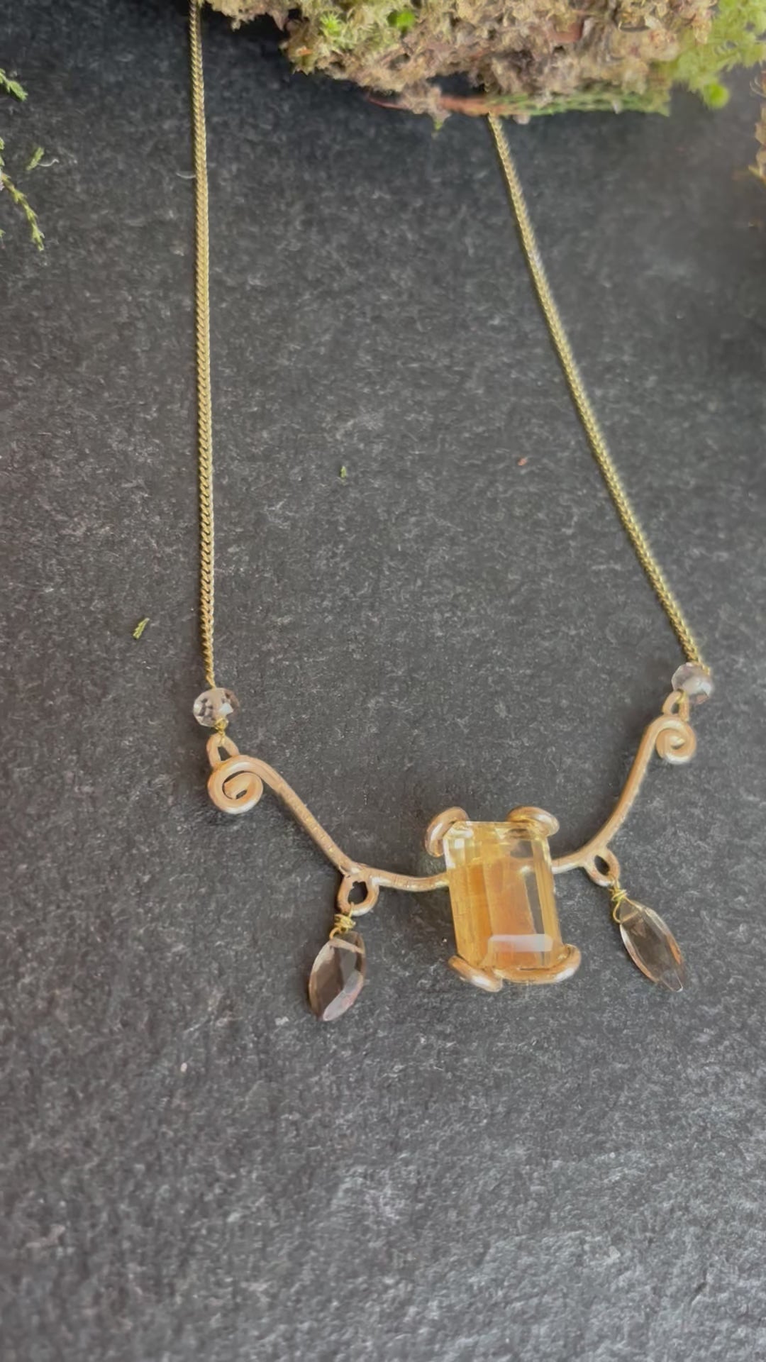 Collana Quarzo fumè